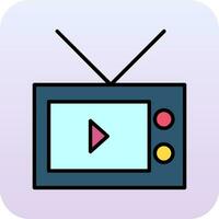 icono de vector de tv