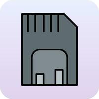 Memory card Vector Icon
