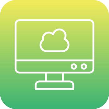 Cloud Computing Vector Icon