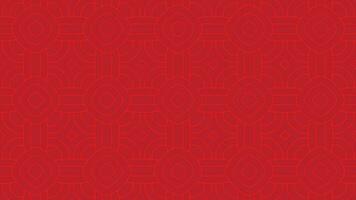 Motion graphic of abstract background with chinese new year. Flat style design. Concept for holiday banner, Chinese New Year Celebration loop background decoration. Seamless Loop. 4K video