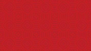 Motion graphic of abstract background with chinese new year. Flat style design. Concept for holiday banner, Chinese New Year Celebration loop background decoration. Seamless Loop. 4K video
