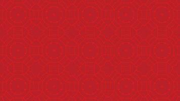 Motion graphic of abstract background with chinese new year. Flat style design. Concept for holiday banner, Chinese New Year Celebration loop background decoration. Seamless Loop. 4K video