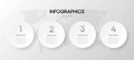 Business infographic, data visualization. Square frame. Simple infographic design template. Vector illustration.