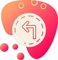 Turn Left Vector Icon