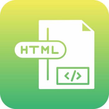 Html File Vector Icon