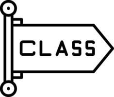 icono de vector de clase