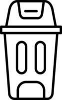 Trash Can Vector Icon