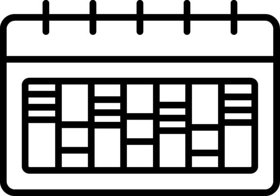 Schedule Vector Icon