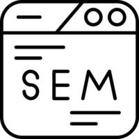 Sem Vector Icon