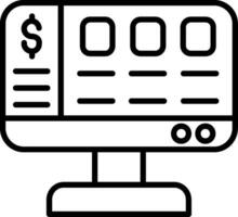 icono de vector de comercio electrónico