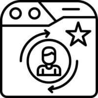 Returning Visitor Vector Icon