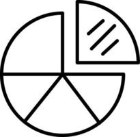 Pie Chart Vector Icon