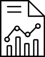 Stats paper Vector Icon