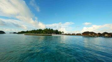 luxe l'eau Maisons dans le Maldives video