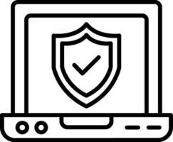 icono de vector de seguridad