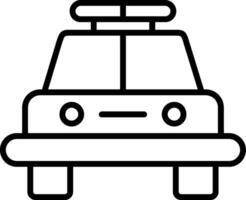 Police Car Vector Icon