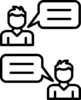 Conversation Vector Icon