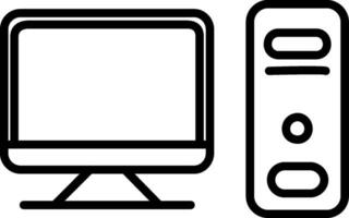 Computer Vector Icon