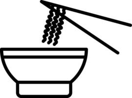 Noodles Vector Icon