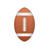 American football ball, great design for any purposes. Vector illustration flat design. Cartoon vector illustration.