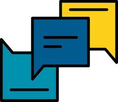 Speech Bubbles Vector Icon