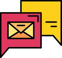 icono de vector de correo