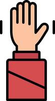 Hand Up Vector Icon