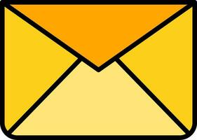 icono de vector de correo