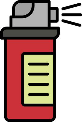 Pepper Spray Vector Icon
