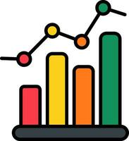 Bar Chart Vector Icon