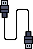 Usb Cable Vector Icon