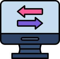 Transfer Vector Icon