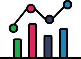 Bar Chart Vector Icon