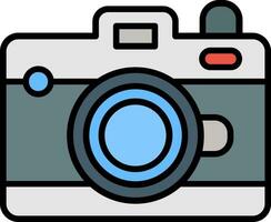 icono de vector de cámara de fotos