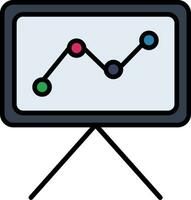 Line Chart Vector Icon