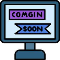 Coming Soon Vector Icon