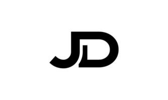 letter JD logo pro vector file pro Vector