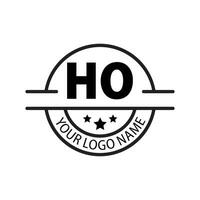 letra Ho logo. Ho logo diseño vector ilustración para creativo compañía, negocio, industria. Pro vector