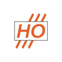 letra Ho logo. Ho logo diseño vector ilustración para creativo compañía, negocio, industria. Pro vector