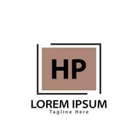 letter HP logo. HP logo design vector illustration for creative company, business, industry. Pro vector