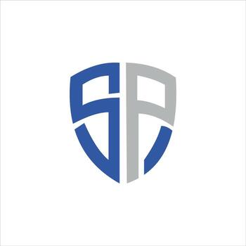 sp and ps letter logo design template. sp,ps initial based alphabet icon logo design vector