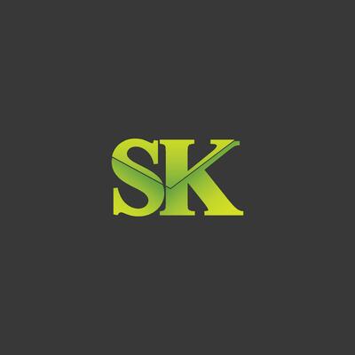 Alphabet letters Initials Monogram logo KS, SK, K and S