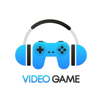 Abstract video game for game design. Vector illustration design.Play online.