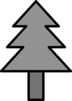 icono de vector de árbol de pino