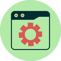 Web Settings Vector Icon