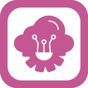 Cloud Computing Vector Icon