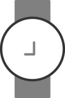 reloj, vector, icono vector