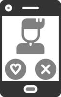 Dating App Vector Icon