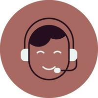 Customer Service Agent Vector Icon