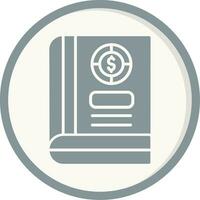 icono de vector de libro de contabilidad